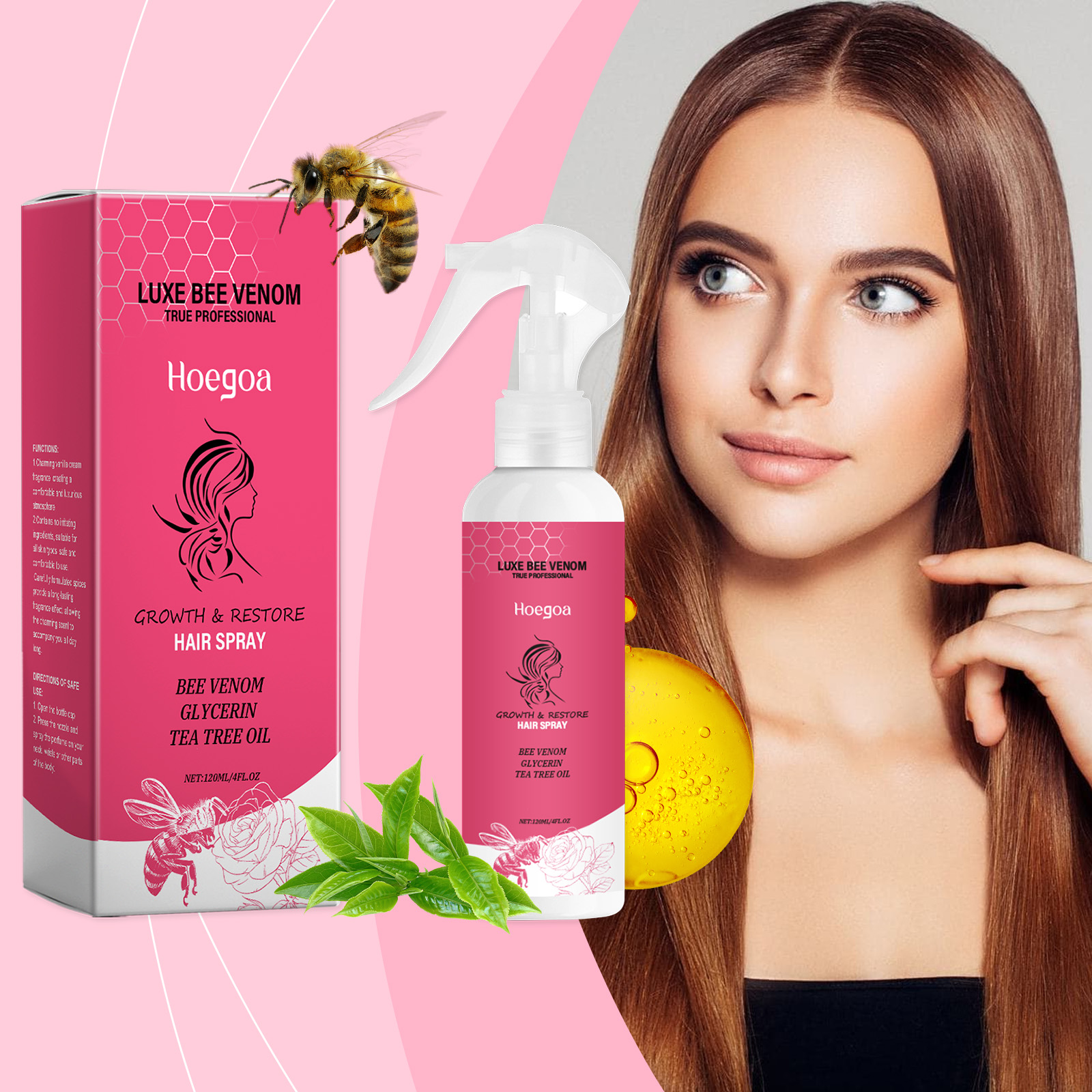 Hair Care Spray Hair Care Essence Smooth, Nourishing, Plump, Hydrating And Hydrating Hair Care Spray - Image 2