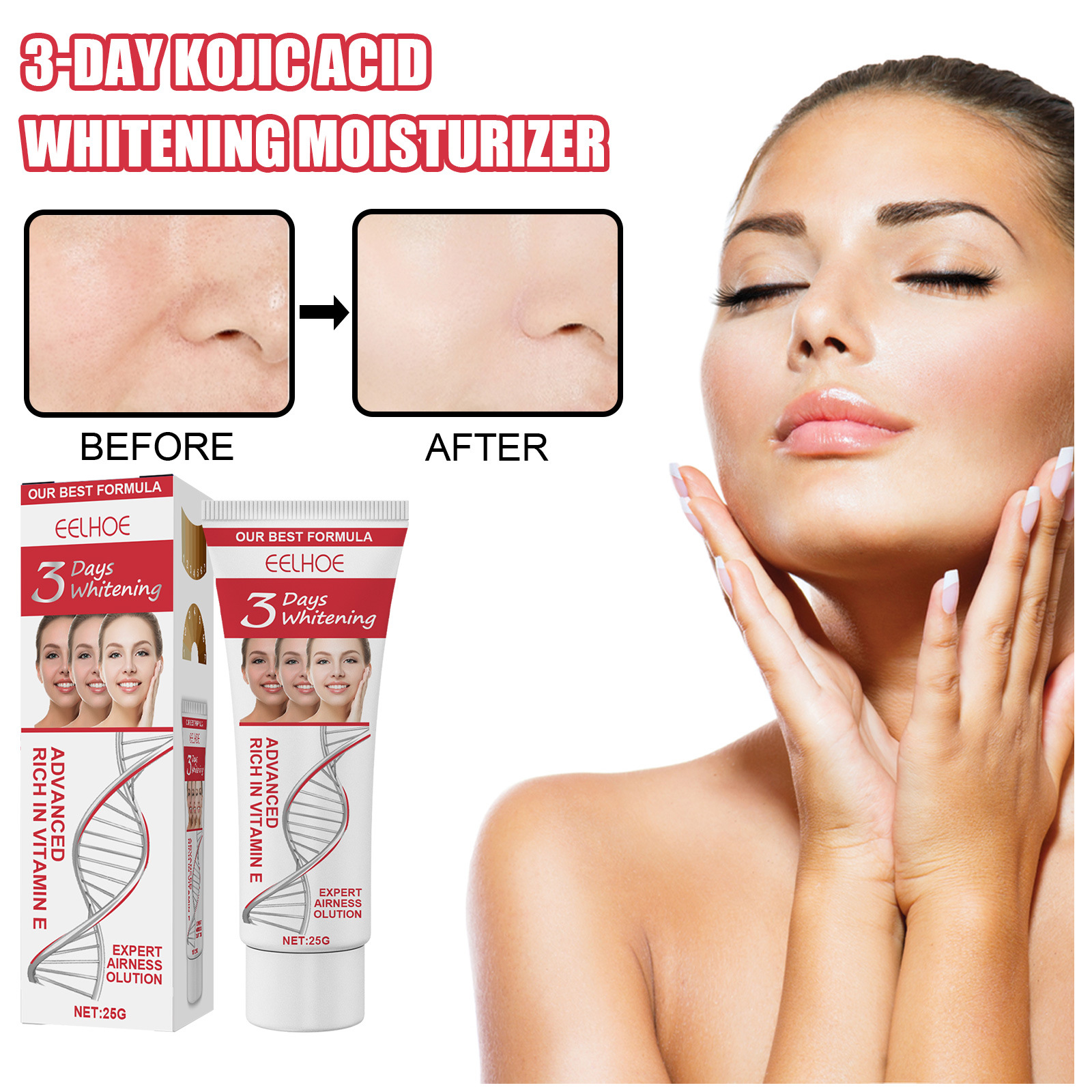 Facial Moisturizer Gentle Care Moisturizing Facial Skin Moisturizing Tender And Smooth Skin Moisturizing Cream - Image 3