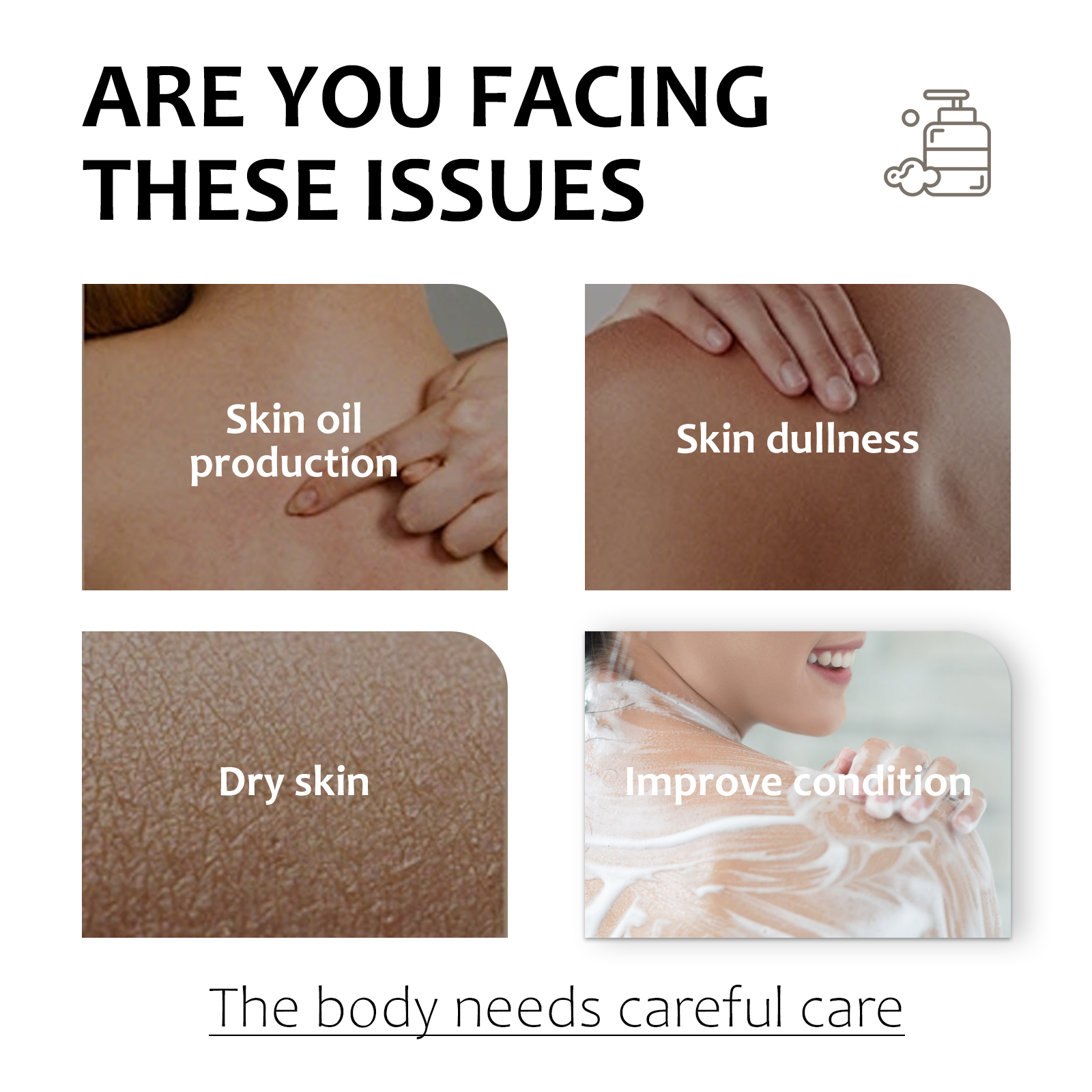 Nourishing Hydrating Body Wash, Body Skin Firming Clean Warm Shine Bright Tender Bath Dew - Image 5