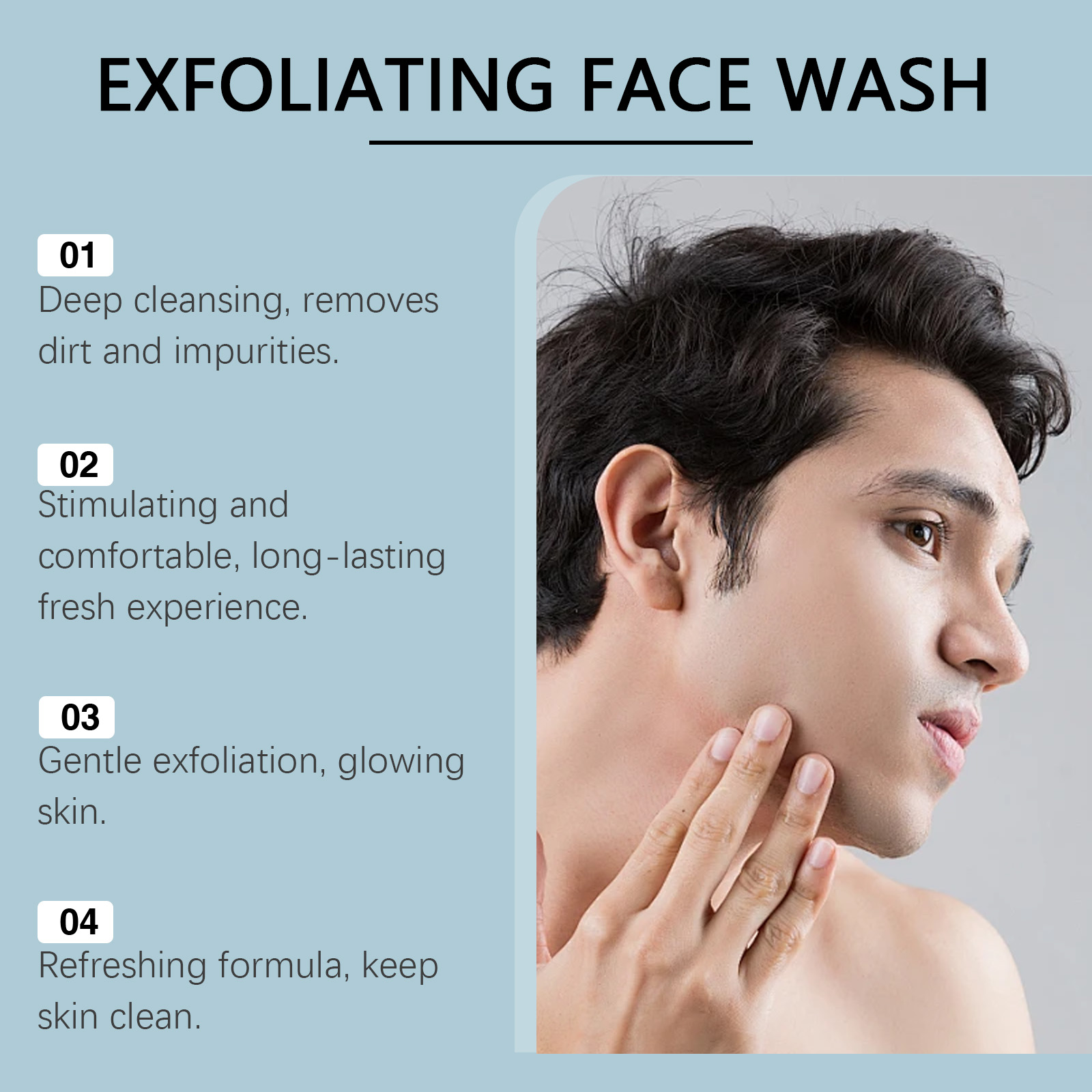 East Moon Men's Exfoliating Cleanser - Image 5