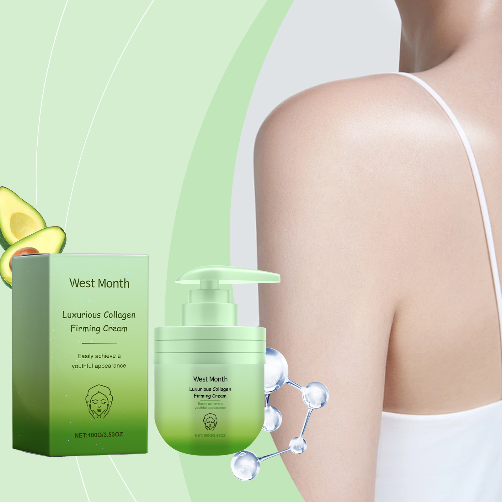 Collagen Body Moisturizer Hydrates And Firmers Skin Care Body Lotion - Image 2