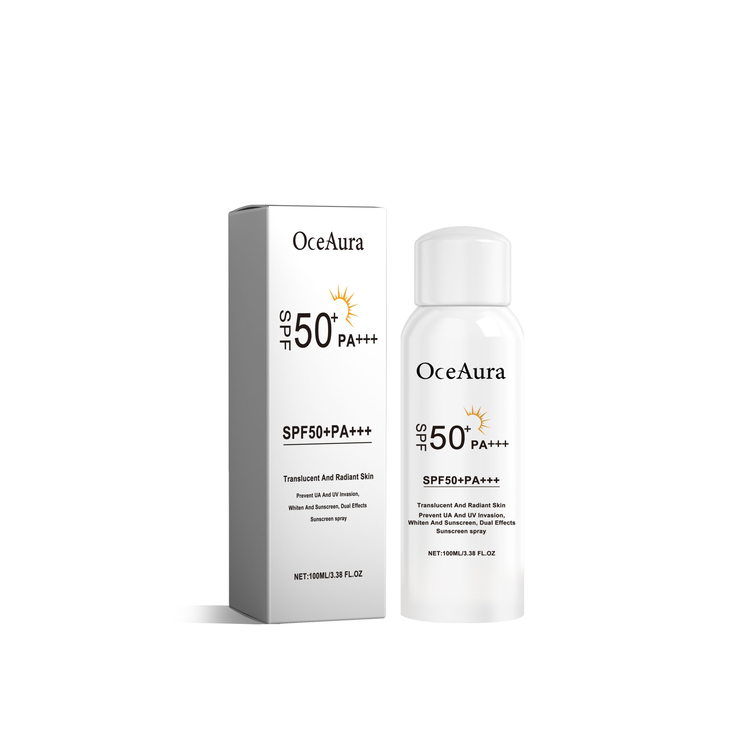 Sunscreen Spray, Moisturizing And Refreshing Protective Spray For Outdoor Uv Protection - Image 2