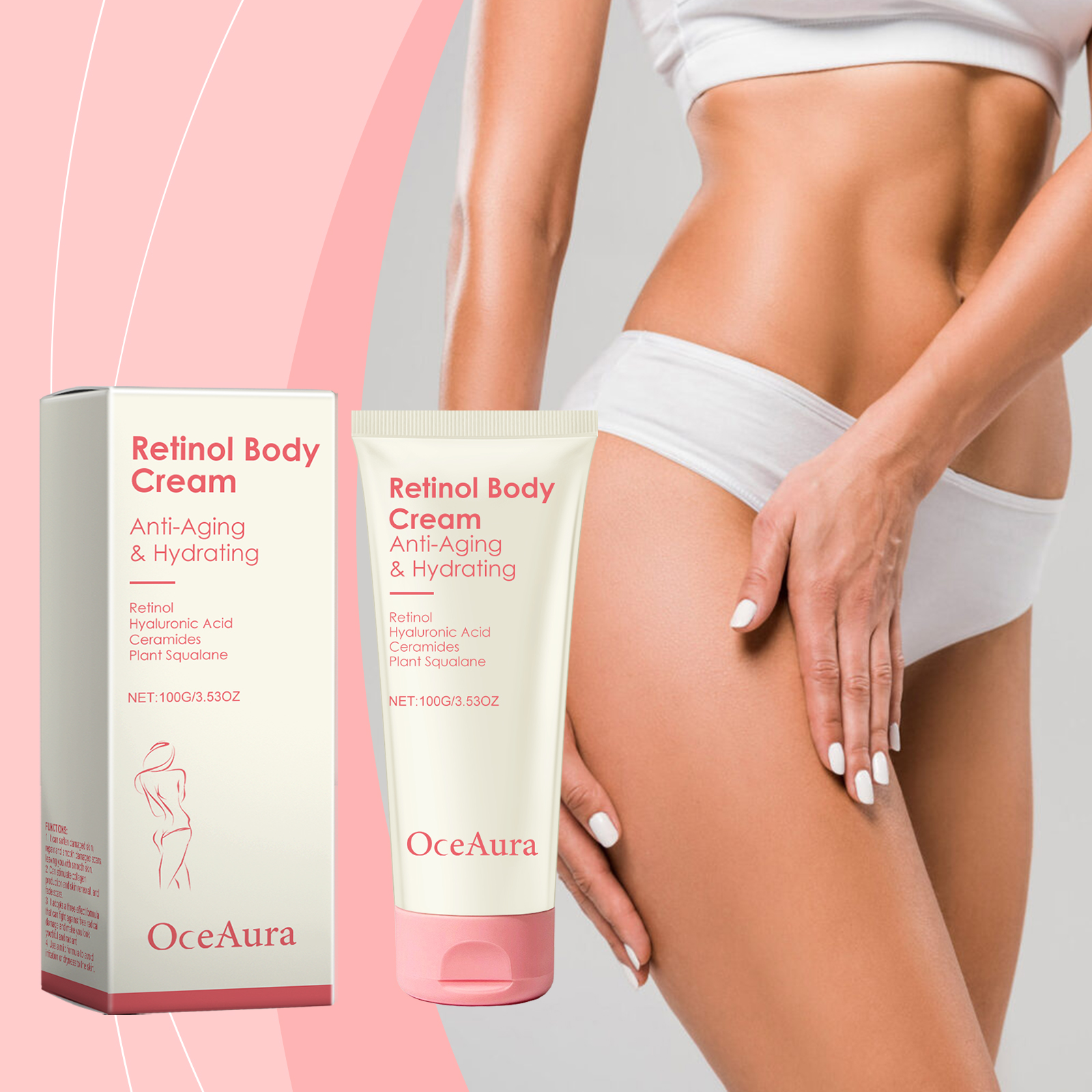 Retinol Firming Body Lotion, Hydrating Firming Gentle Moisturizing And Nourishing Body Lotion Retinol Firming Body Lotion, Hydrating Firming Gentle Moisturizing And Nourishing Body Lotion - Image 3