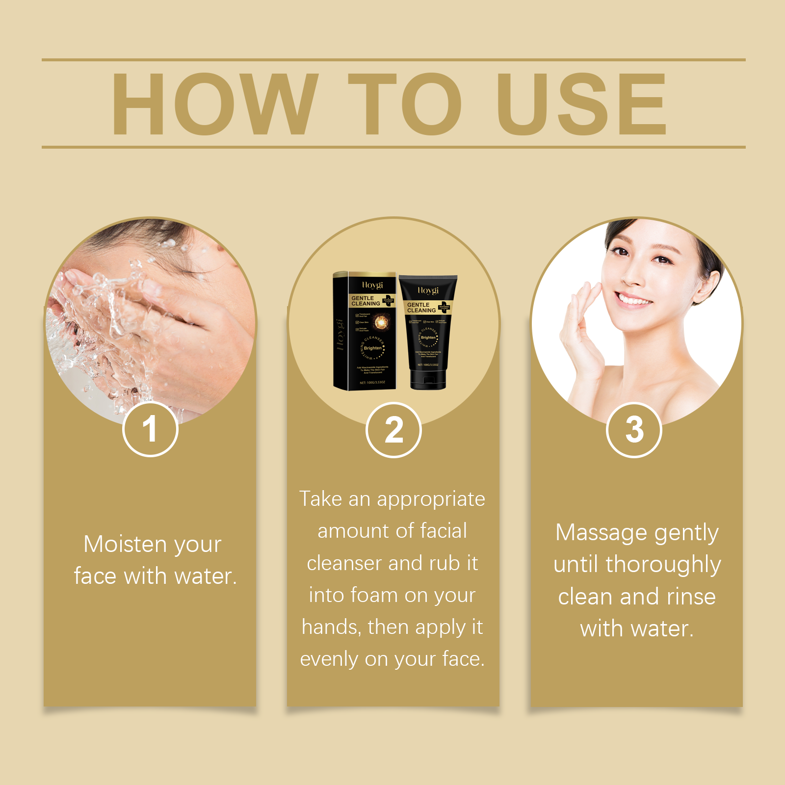 Nicotinamide Brightening Cleanser Hydrates Gently And Refreshes Facial Skin Brightening Cleanser - Image 7