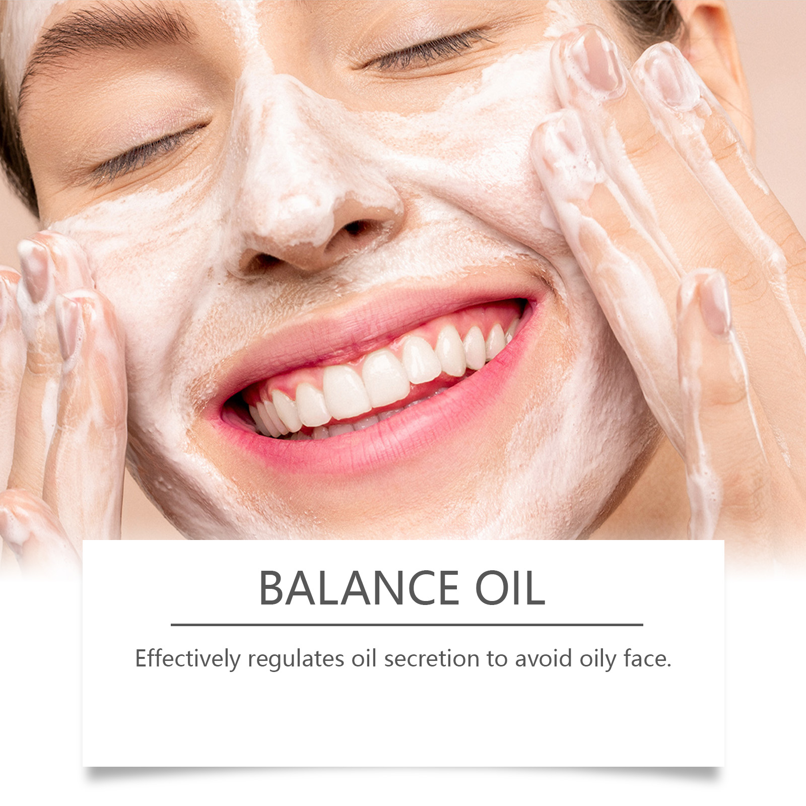 Gentle Honey Foam Cleanser, Gently Cleanses Skin, Hydrates And Refreshes Oil Control Foam Cleanser - Image 5