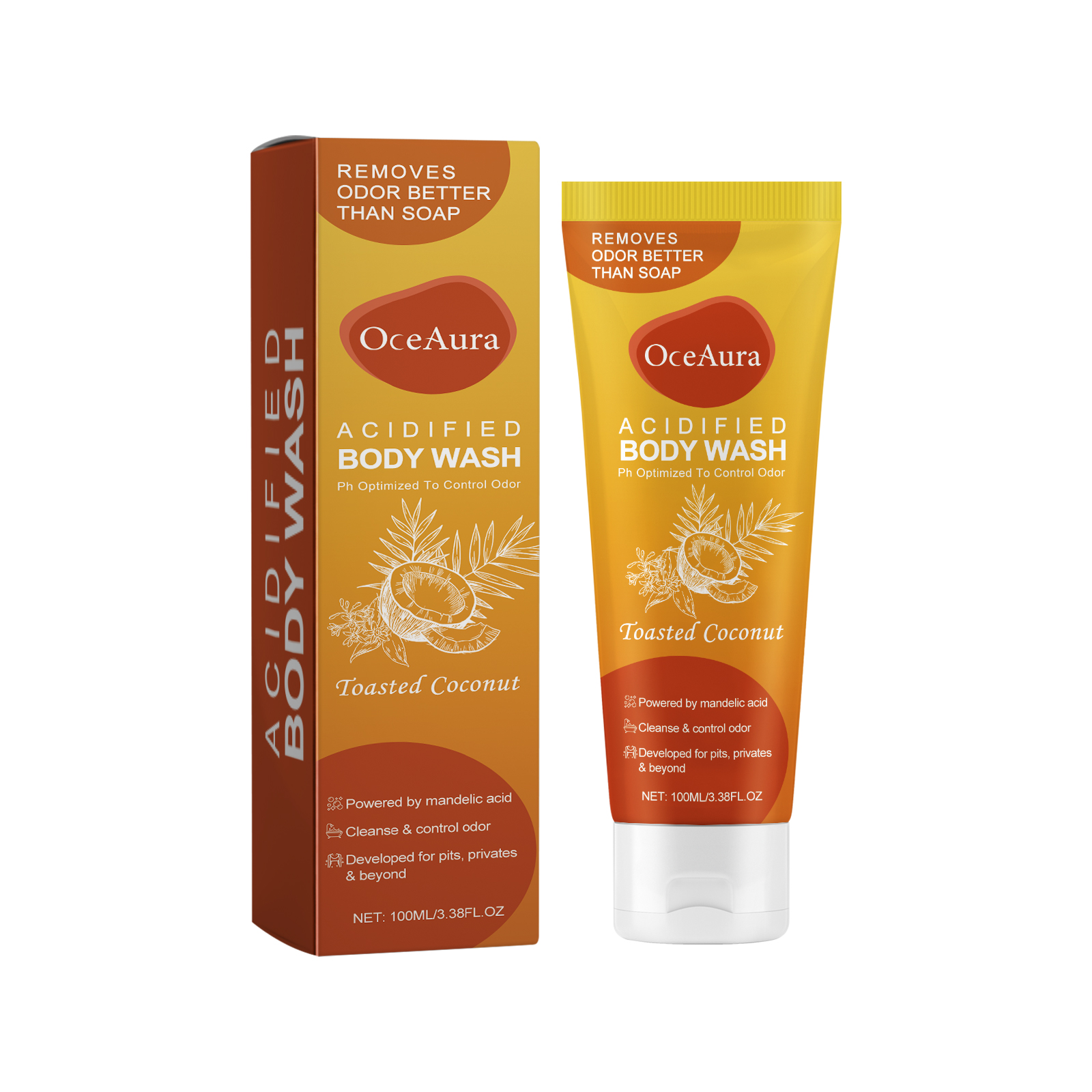 Acidified Body Wash, Deep Cleansing And Long-Lasting Moisturizing Shower Gel For Body And Skin - Image 2