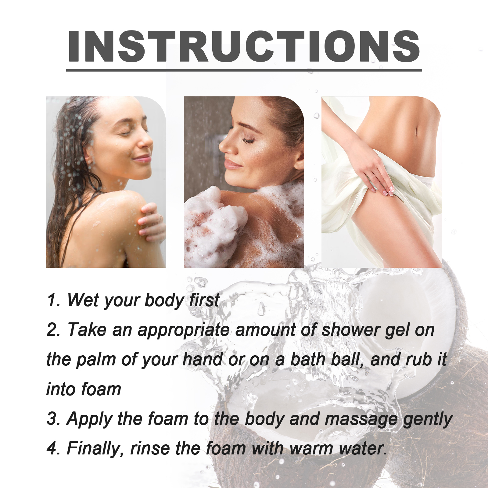 Acidified Body Wash, Deep Cleansing And Long-Lasting Moisturizing Shower Gel For Body And Skin - Image 7
