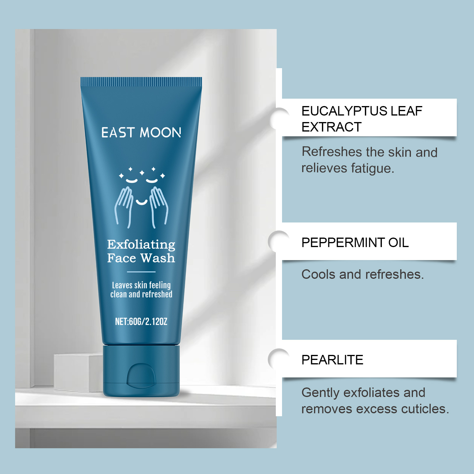 East Moon Men's Exfoliating Cleanser - Image 3