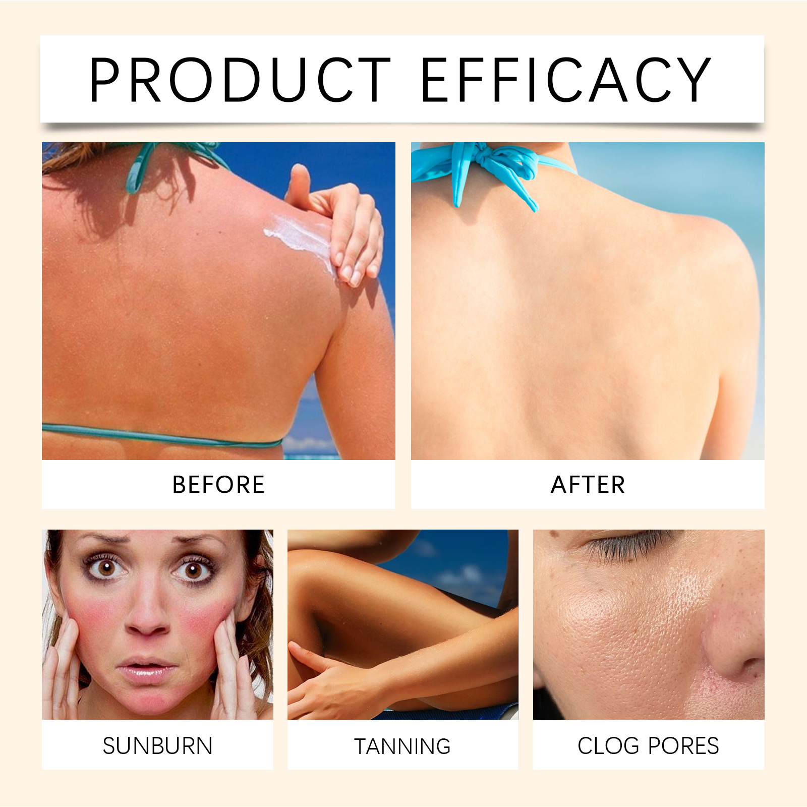 Whitening Sunscreen, Daily Moisturizing Skin Isolation And Protection Cream - Image 5