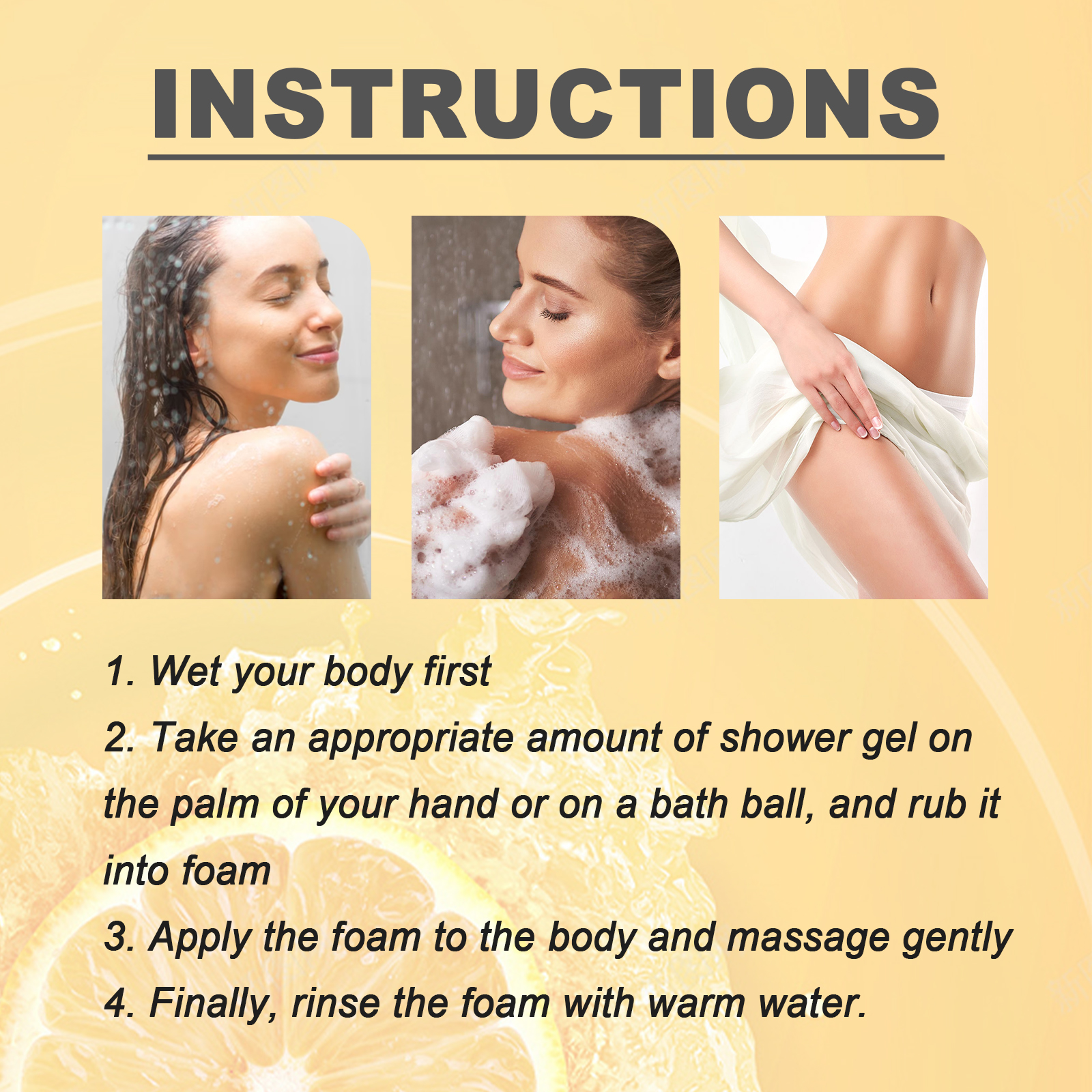 Acidified Body Wash, Moisturize The Skin And Keep The Fragrance For A Long Time - Image 7