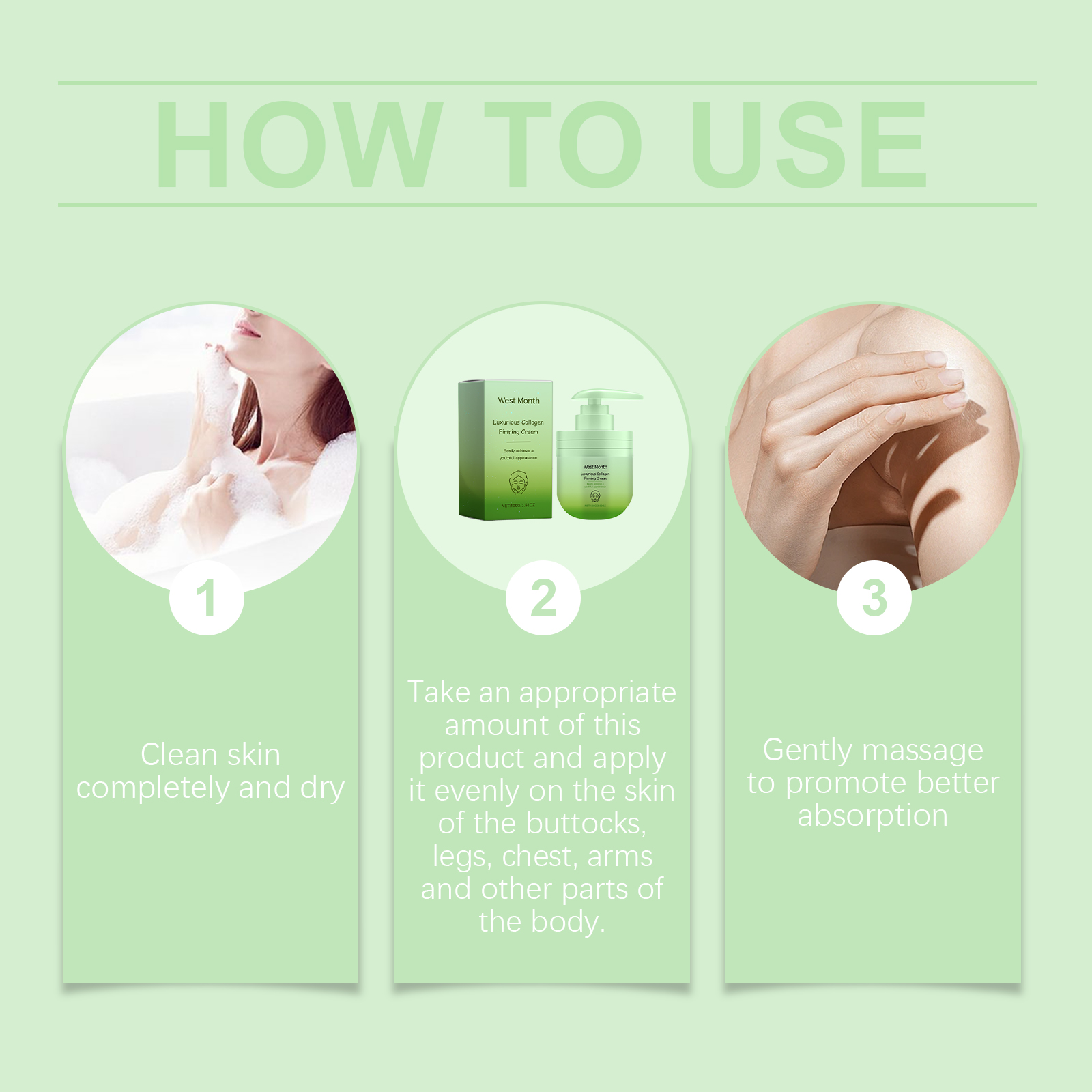 Collagen Body Moisturizer Hydrates And Firmers Skin Care Body Lotion - Image 6