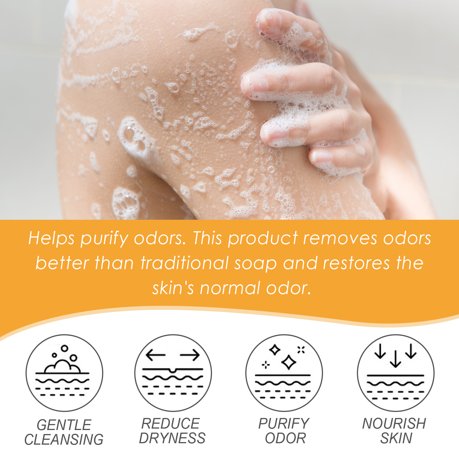 Acidified Body Wash, Moisturize The Skin And Keep The Fragrance For A Long Time - Image 5