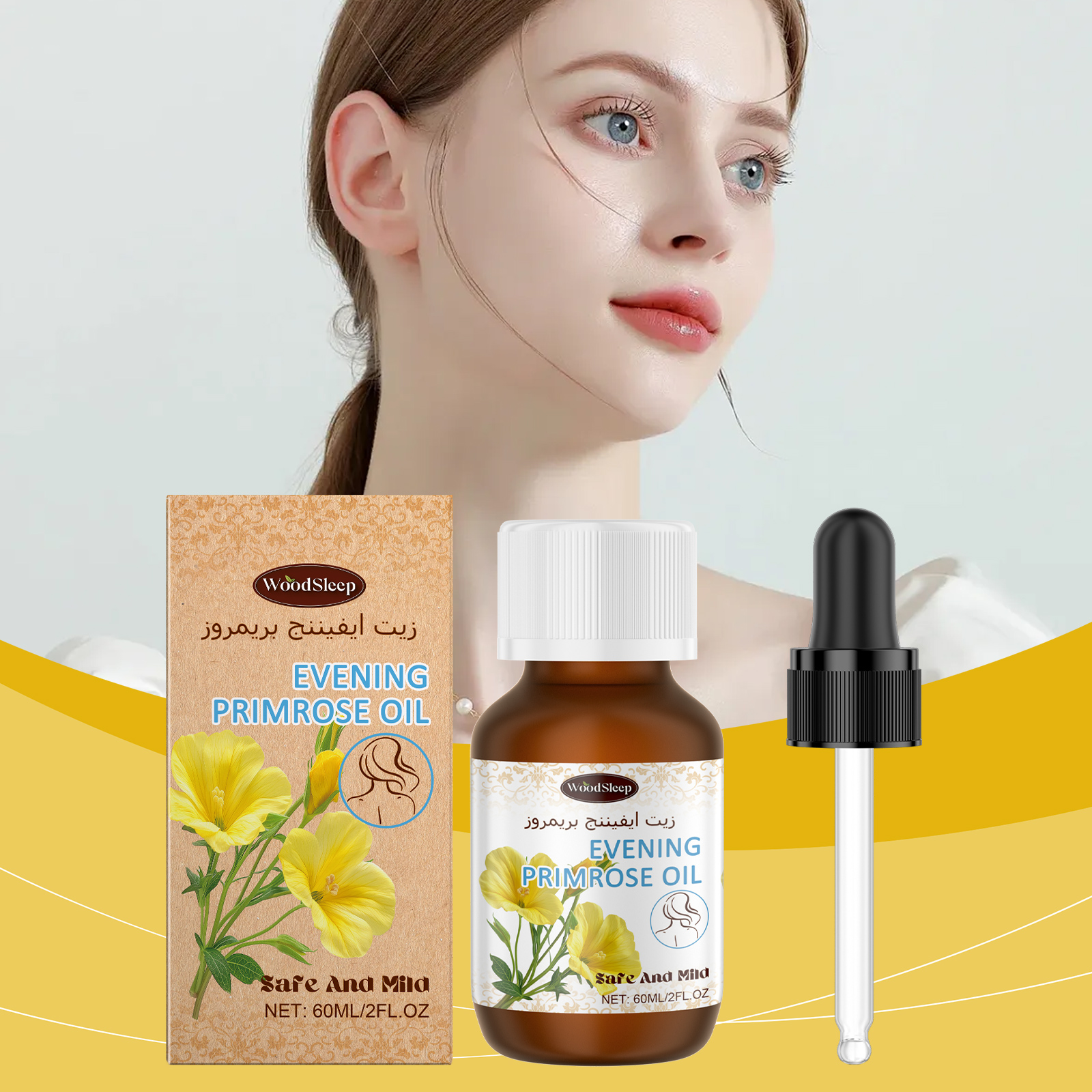 Woodsleep Evening Primrose Care Oil Hair Care Hair Care Oil - Image 2