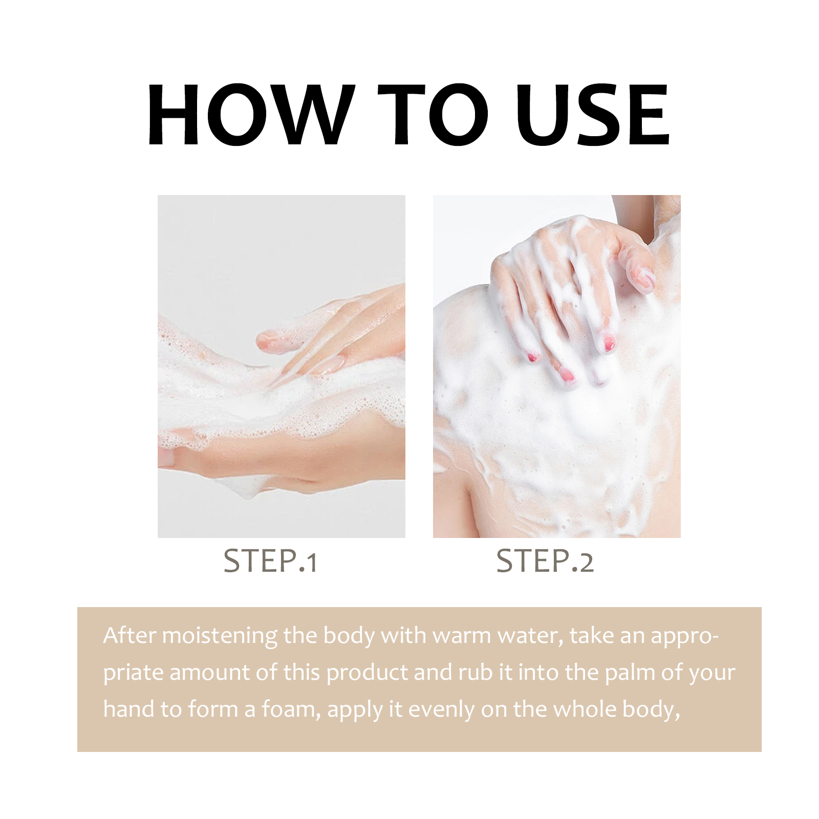Nourishing Hydrating Body Wash, Body Skin Firming Clean Warm Shine Bright Tender Bath Dew - Image 7
